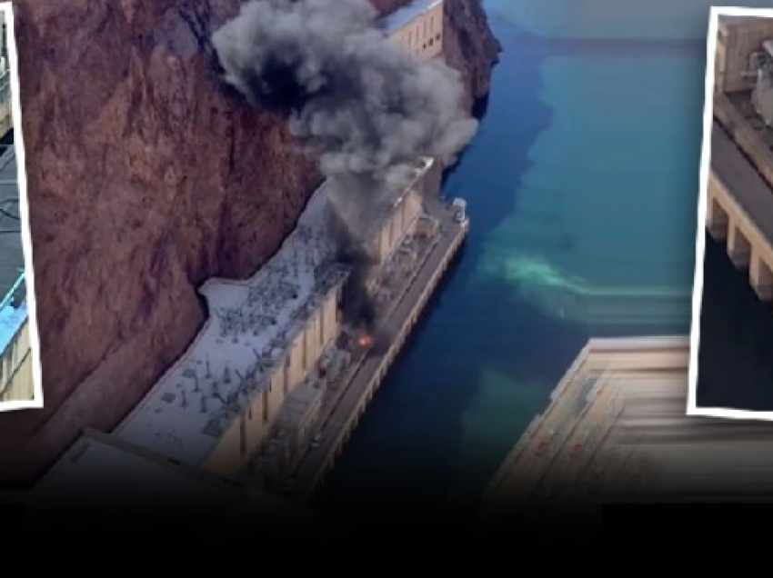 Shpërthimi në digën energjitike në Nevada xhirohet nga turistët në SHBA