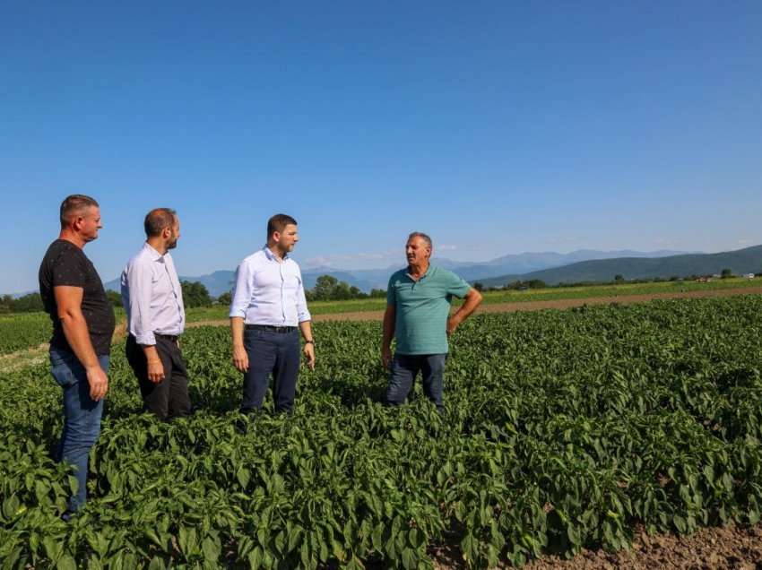 Krasniqi në Rahovec: Qeveria i ka lënë të vetmuar fermerët në përballimin me krizën ekonomike