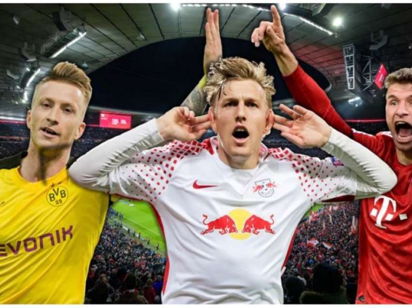 Leipzigu “lë thatë” Bayernin e Dortmundin