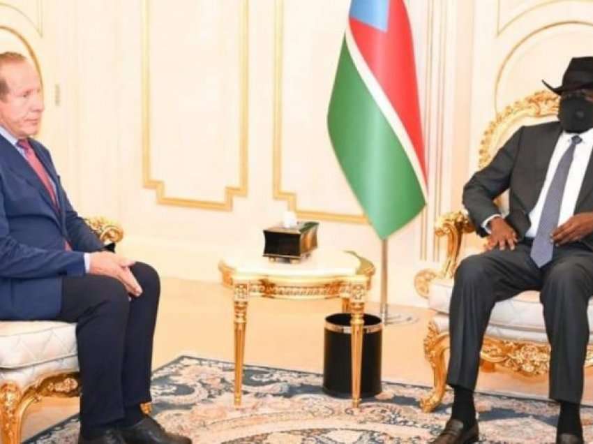 Pacolli pritet në takim nga presidenti i Sudanit të Jugut