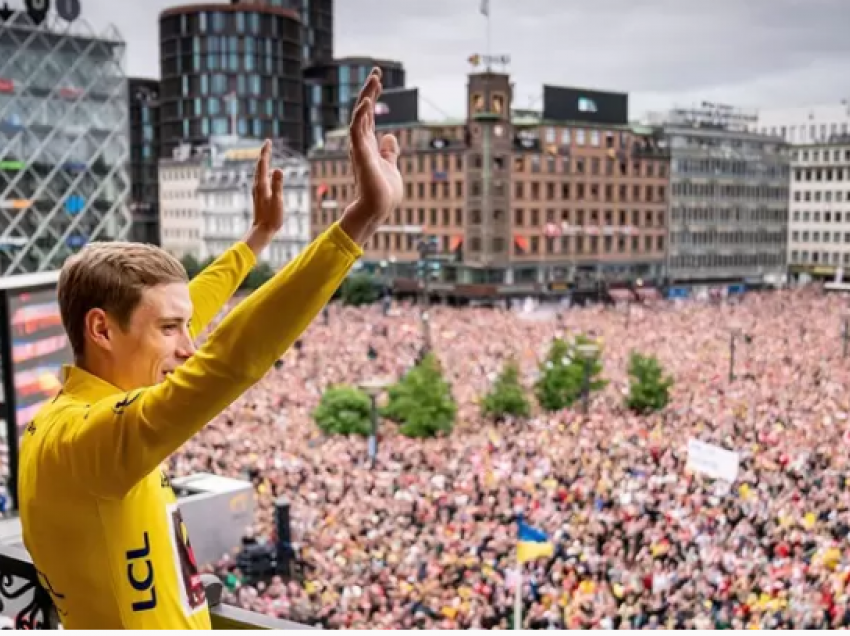 Danimarka në festë, 25 mijë persona në shesh për fituesin e Tour de France