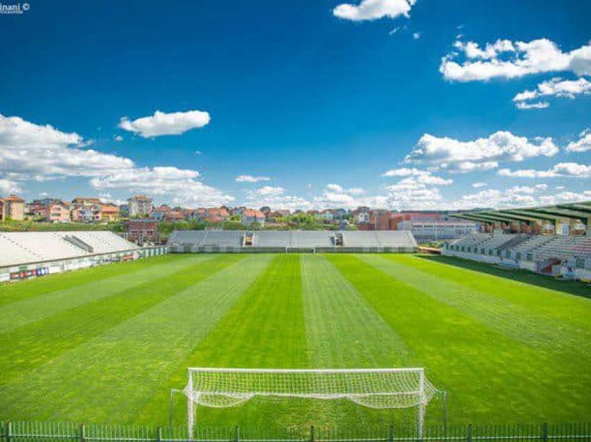 Pamje e bukur e stadiumit në Drenas, Ramiz Lladrovci firmos...