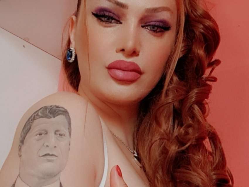 Mban tatuazh fytyrën e Hashim Thaҫit, por aktivistja ‘seksi’ e PDK-së, ka një mesazh për Fatmir Limajn