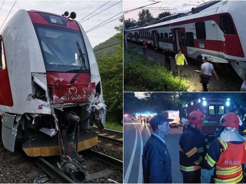 Mbi 70 të lënduar pas një aksidenti të një treni në Sllovaki