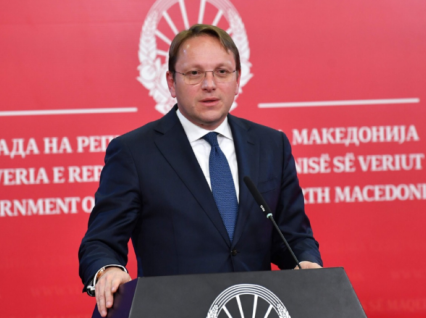 Varhelyi: Do të lëvizim çdo gur për të gjetur zgjidhje në mes Maqedonisë së Veriut dhe Bullgarisë