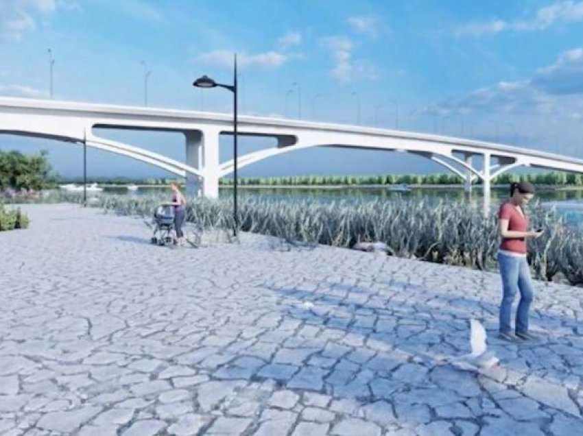 Rama prezanton në krah të Abazoviq projektin e urës së re Velipojë – Ulqin