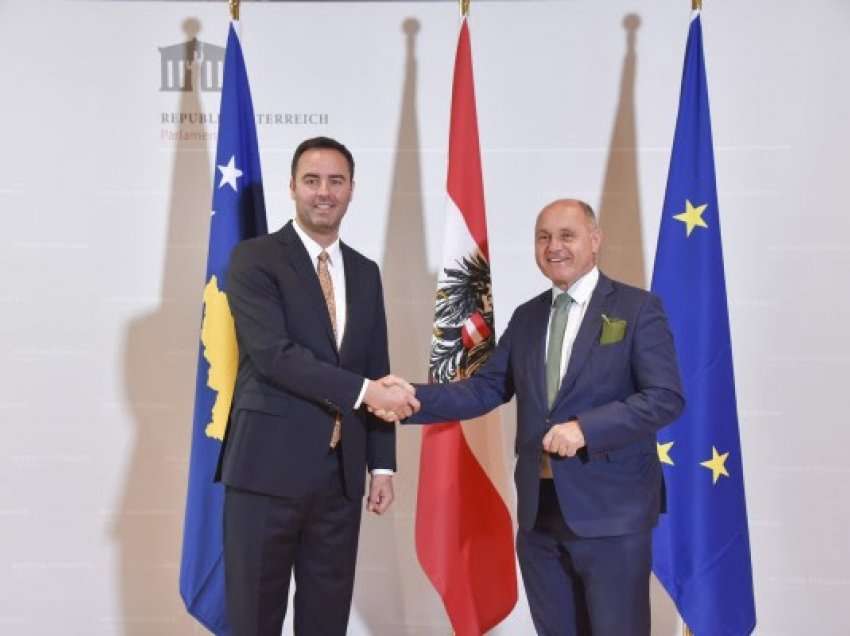 ​Konjufca kërkon mbështetjen e Austrisë për Kosovën në proceset e integrimit euroatlantik