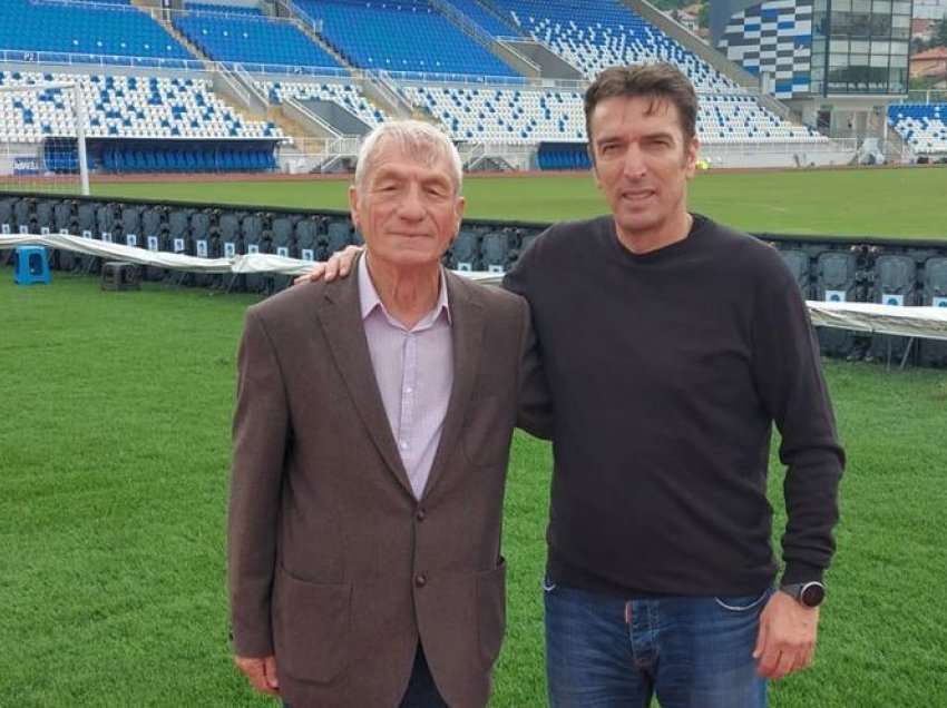 Ajet Shosholli dhe Ardian Kozniku, së bashku në stadiumin ku kaluan periudhën më të bukur  