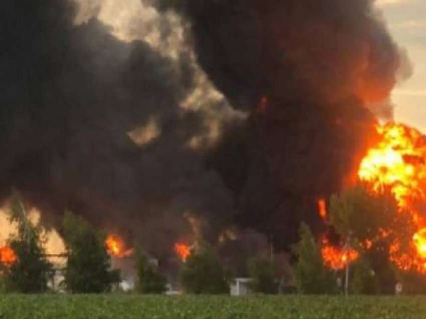 Tre raketa ruse goditën depon e naftës në Ukrainën qendrore