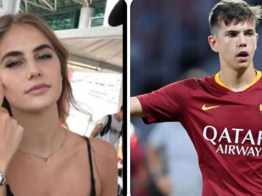 Motra e futbollistit shqiptar martohet me lojtarin e Romës, valëvitet flamuri kombëtar në dasmë