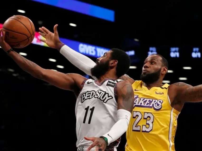 Irving dhe LeBron mund të ribashkohen te LA Lakers 