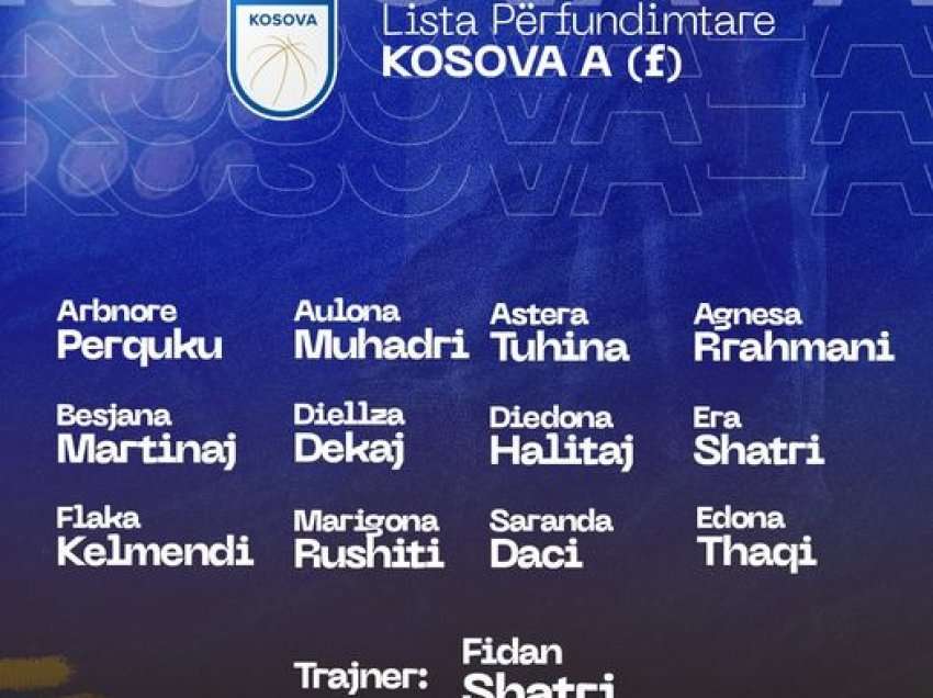 Lista përfundimtare e Kosovës A 