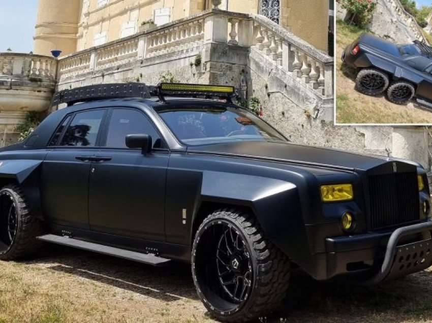 Rolls-Royce Phantom me gjashtë rrota, e ulëse me lëkurë krokodili – prodhuesi i saj i kërkon për të 5 milionë euro