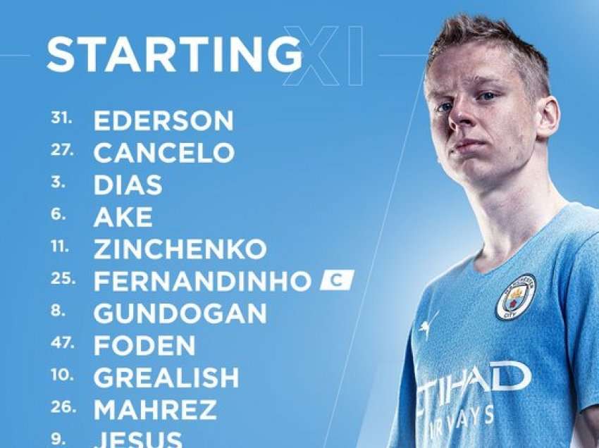 Peterborough - Manchester City, formacionet zyrtare