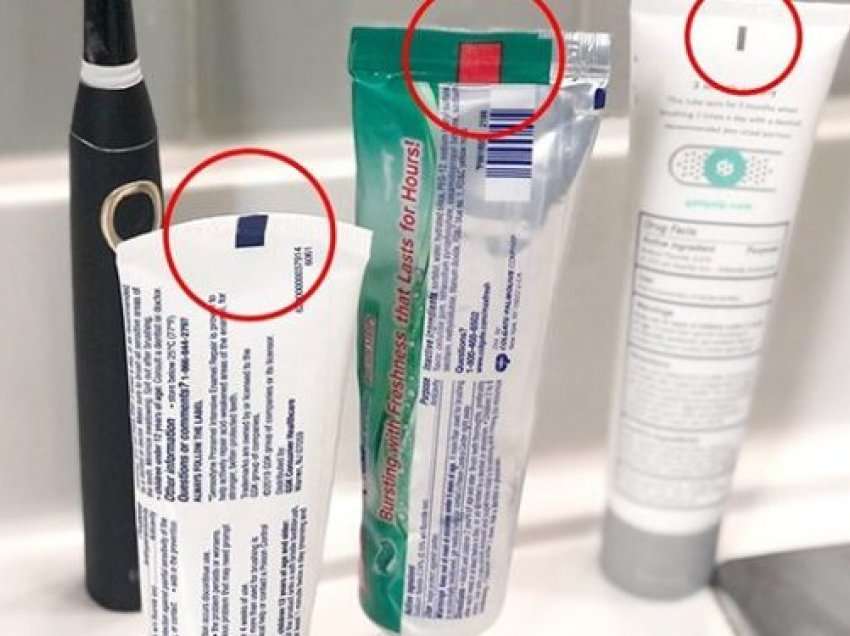 Kushtoni vëmendje të veçantë këtyre katrorëve kur blini pastë të dhëmbëve