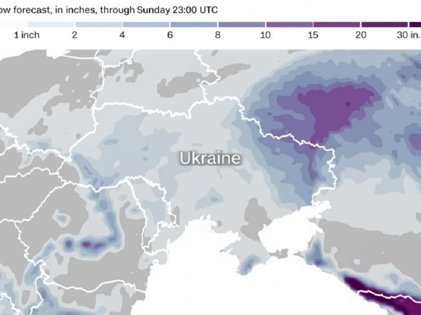 Derisa lufta po vazhdon/ Në Ukrainë priten reshje të dendura bore