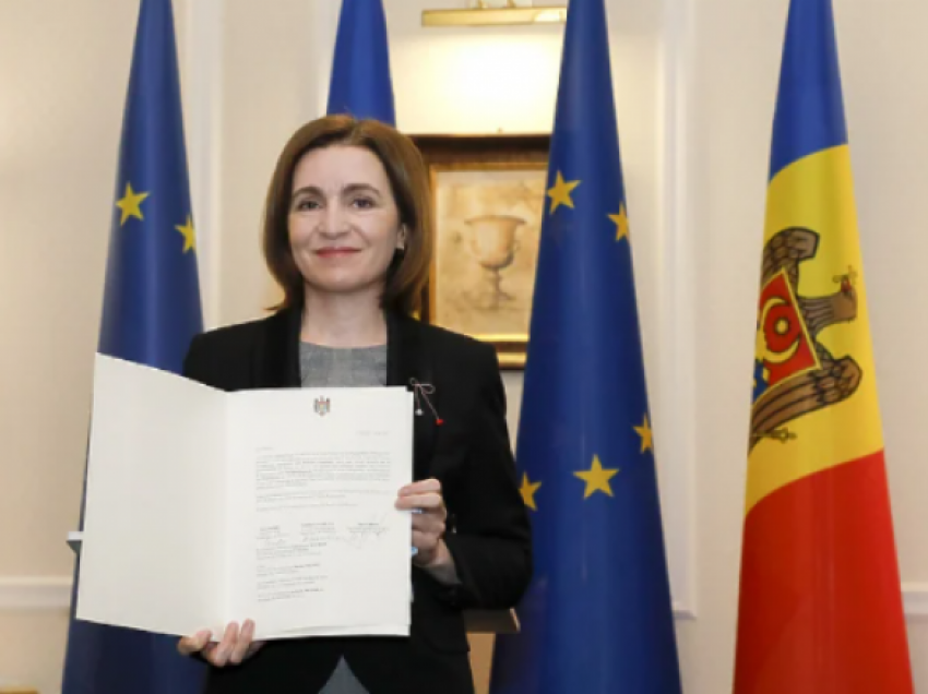 Moldavia ka aplikuar për anëtarësim në Bashkimin Evropian