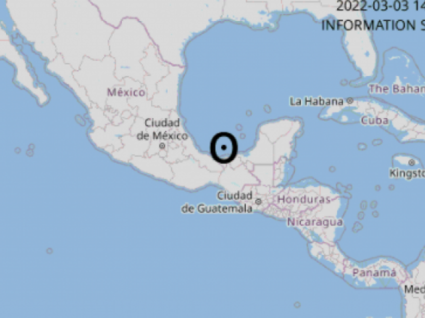 Një tërmet me magnitudë 5.7 ka tronditur Meksikën