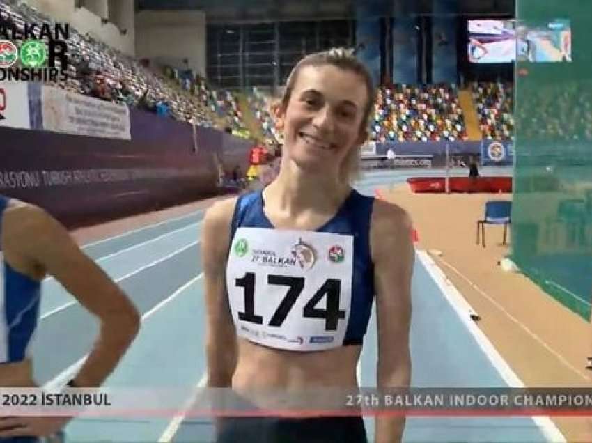  Bakraqi - e katërta në disiplinën 1500 metra në Kampionatin Ballkanik 