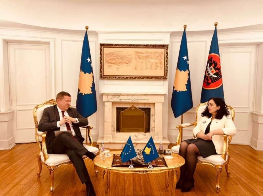 Osmani priti në takim shefin e BE-së në Kosovë, ambasadorin Szunyog