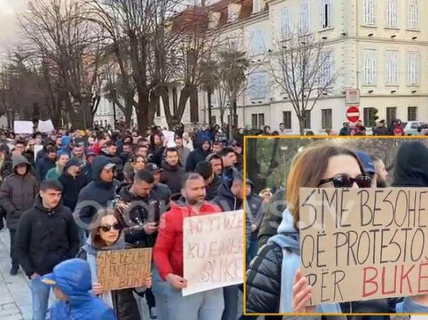 “S’më besohet që protestoj për bukë”, Shkodra mbushi rrugët kundër rritjes së çmimeve