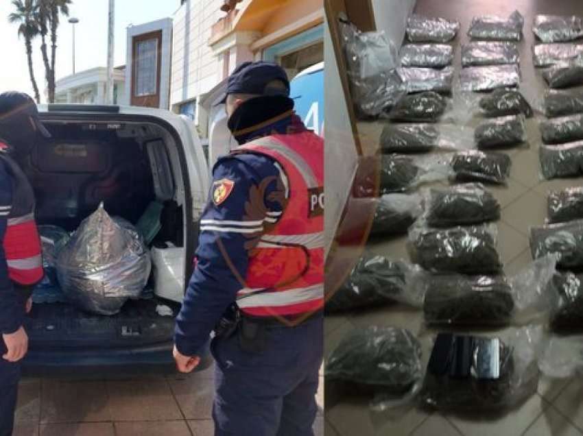 Sekuestrohen 31 kg kanabis në Tiranë, arrestohen 3 persona, 2 shpallen në kërkim