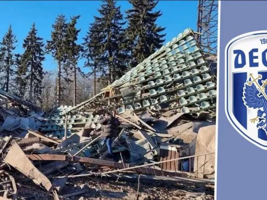Bombardimet ruse shkatërrojnë stadiumin e futbollit në Ukrainë, FC Desna dënon sulmet