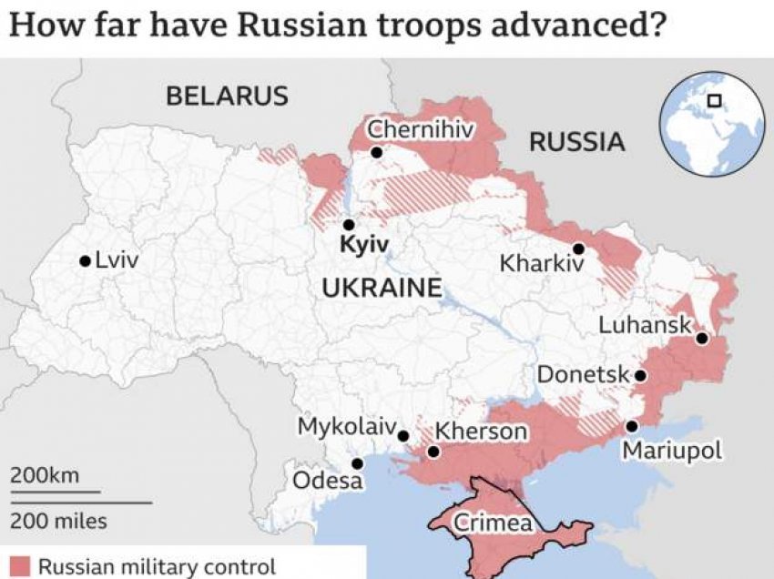 Zyrtari rus parashtron planin e korridorit Krime-Mariupol-Donbas