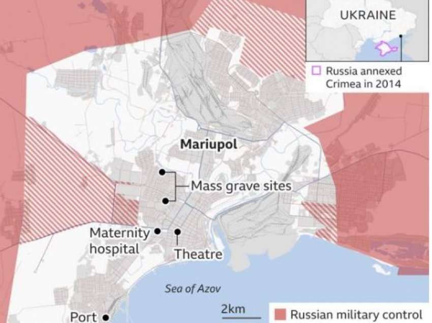 Rusët po shmangin dëmtimin e Portit të Mariupolit