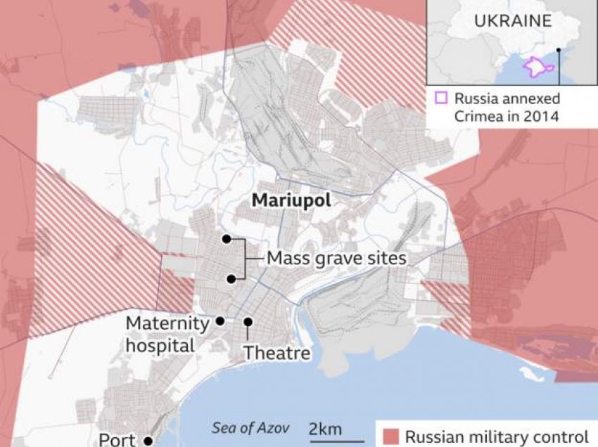 Një muaj luftë, Mariupol në gërmadha