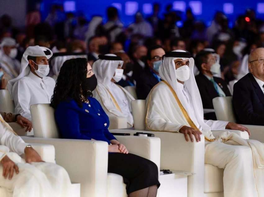 Presidentja Osmani në hapje të Doha Forum, së bashku me liderë nga vende të ndryshme të botës
