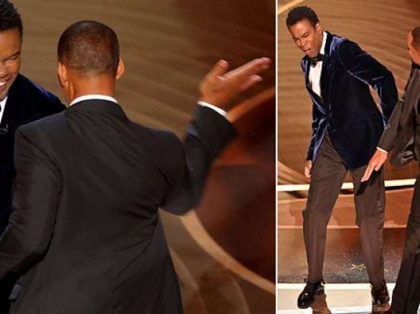 Will Smith shkakton skandal në “Oscars”, gjuan me shuplakë komedianin Chris Rock pasi ai ia përmend gruan në skenë