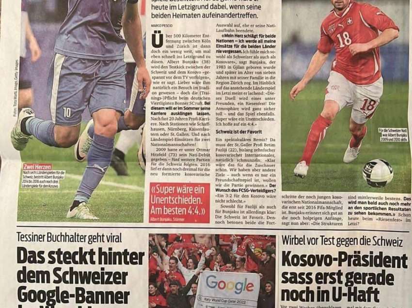 Pak para ndeshjes Zvicër – Kosovë, mediumi i madh zviceran shkruan për “hallakamën” në FFK dhe problemet me ligj të Agim Ademit