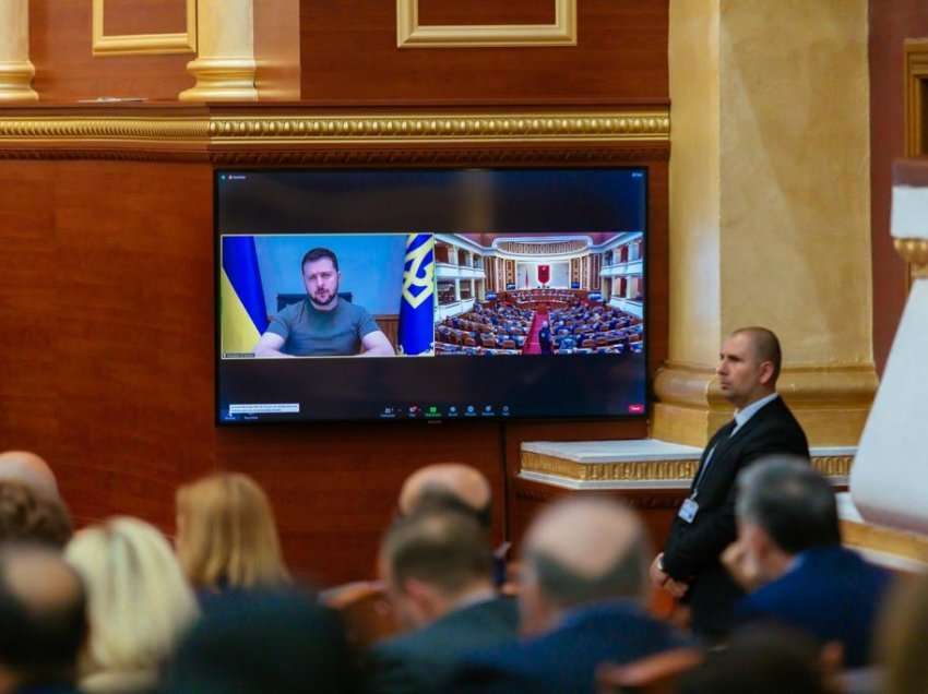 Zbulohen detajet si u arrit lidhja e Presidentit të Ukrainës me Parlamentin e Shqipërisë