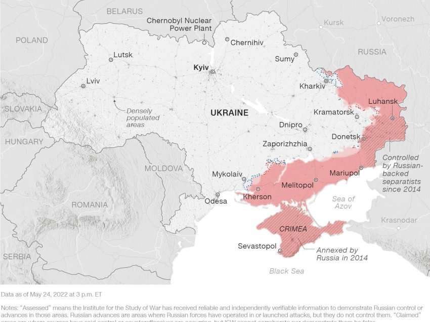Këto janë zhvillimet e fundit në Ukrainë, Rusia po intensifikon sulmet