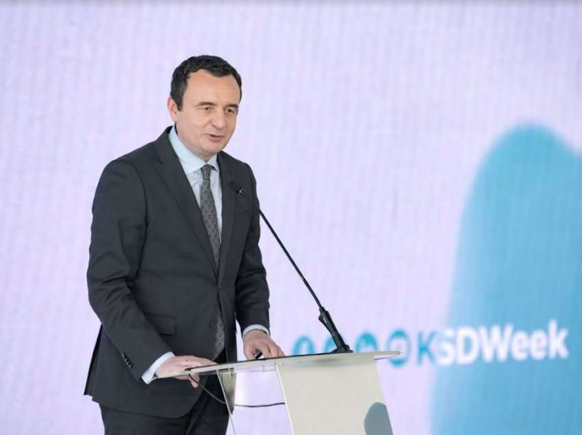 Kryeministri Kurti mori pjesë në hapjen e Javës së Zhvillimit të Qëndrueshëm në Kosovë