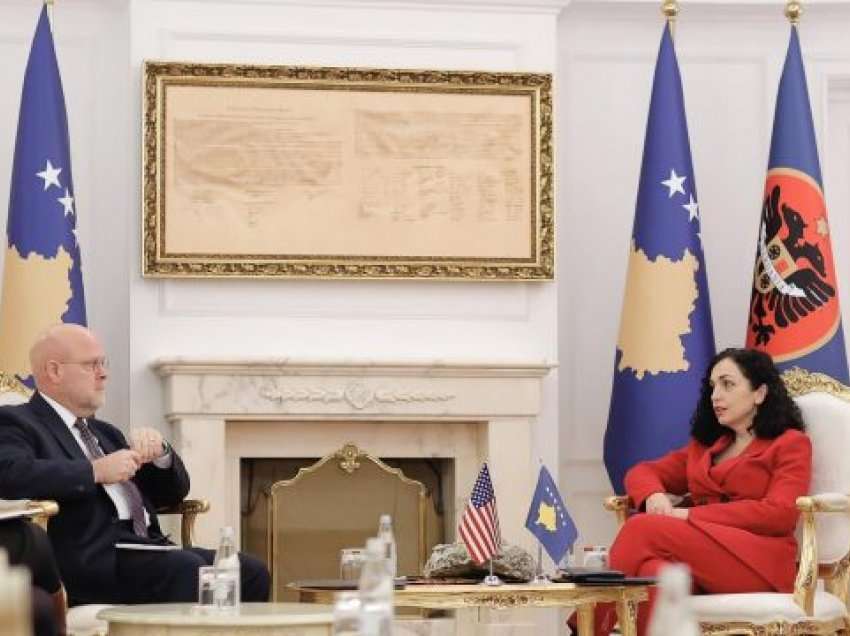 Situata në veri/ Presidentja Osmani takohet me ambasadorin amerikan