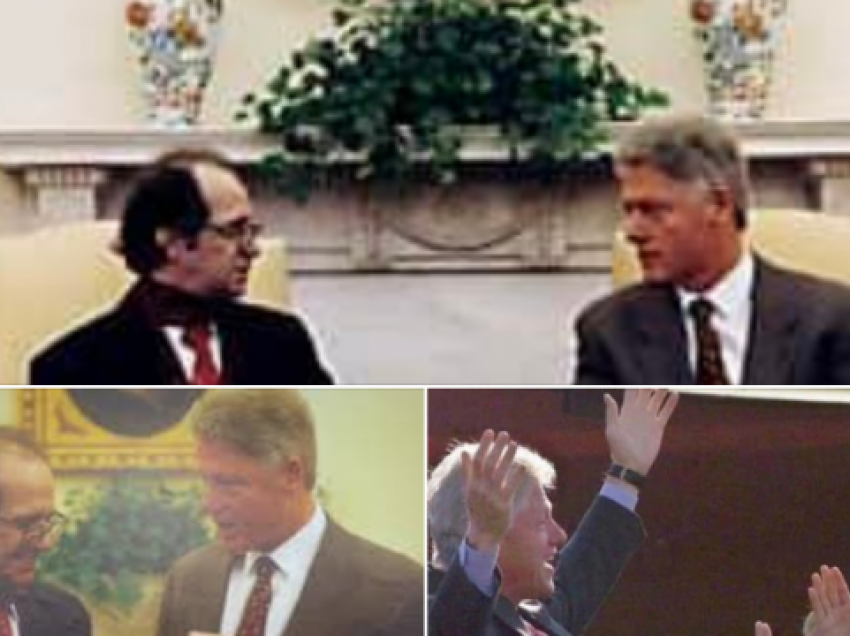 Mustafa shpërndan fotografitë e Rugovës me Bill Clinton