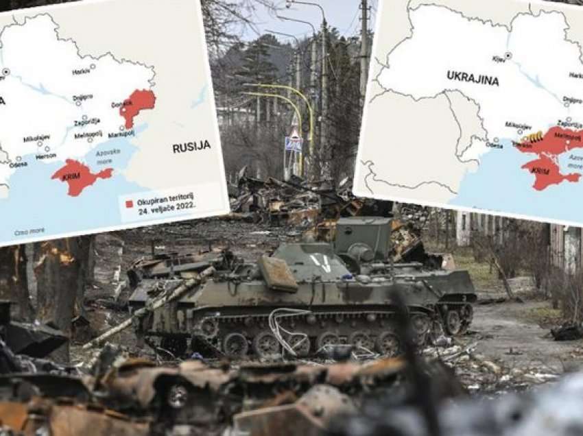 Përmbyset lufta në Ukrainë, dalin hartat që tregojnë se fundi i Vladimir Putinit është shumë afër