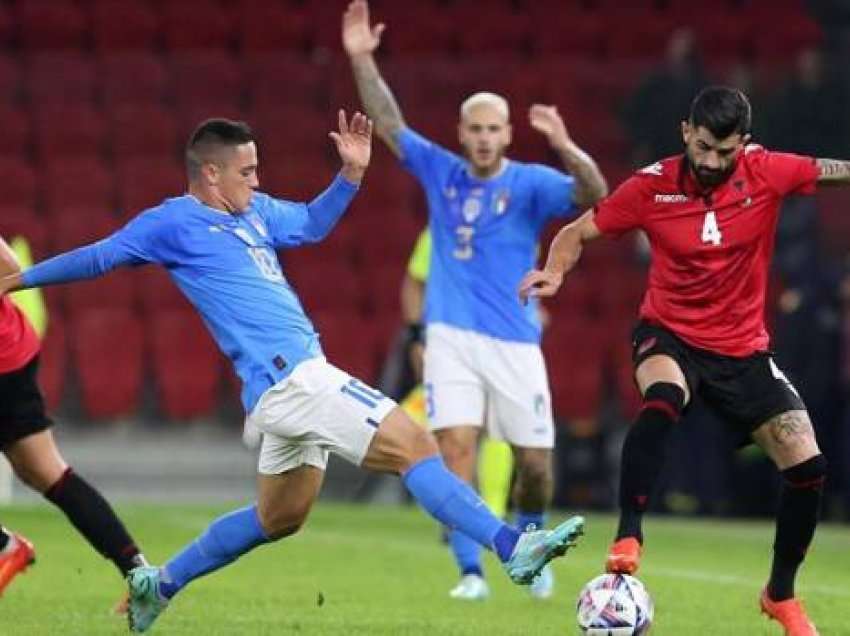 Shqipëri - Itali, lojë e madhe, katër gola, tre traversa dhe një shtyllë 