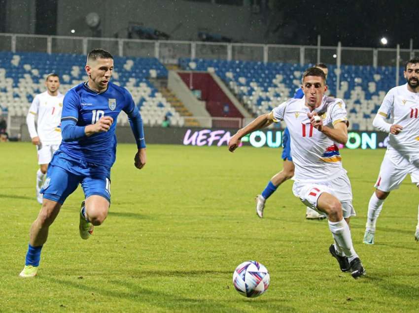 Kosovë - Armeni, katër gola e tetë kartona të verdhë, ky është rezultati përfundimtar 