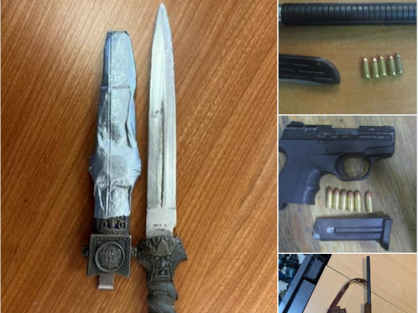 Sekuestrohen dy armë zjarri dhe dy thika në rajonin e Prishtinës