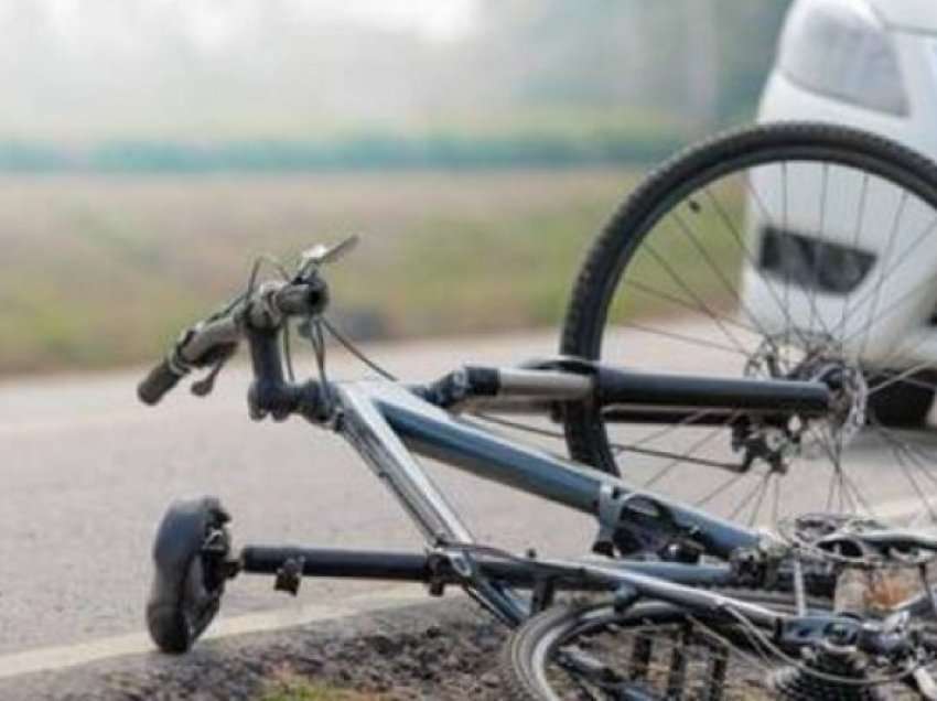 Goditet me veturë një çiklist në rrugën rajonale Shkup-Tetovë, dërgohet në spital me lëndime të rënda