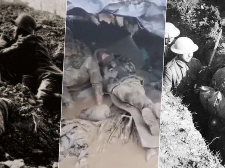 Si në vitin 1916, ushtarët ukrainas në istikame – pamje të njëjta si ato nga Lufta e Parë Botërore