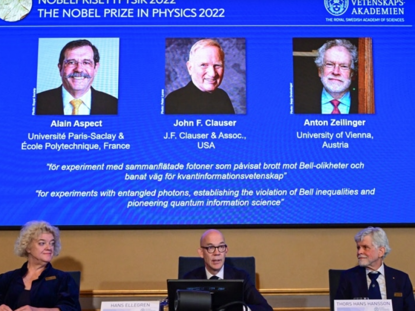 Tre shkencëtarë marrin çmimin Nobel në fizikë, për arritjet e tyre në teknologjinë kuantike