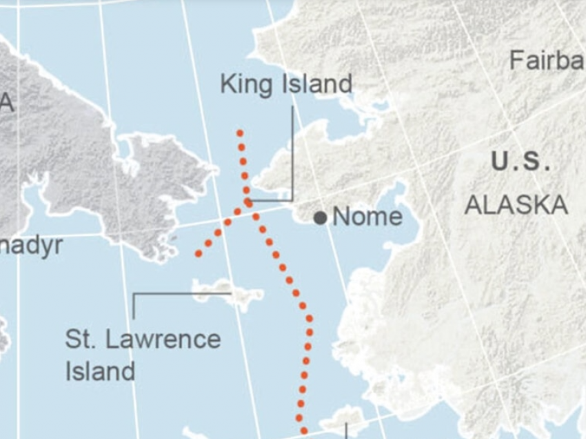 Dy rusë kërkojnë azil pasi mbërrijnë në ishullin amerikan në Alaska