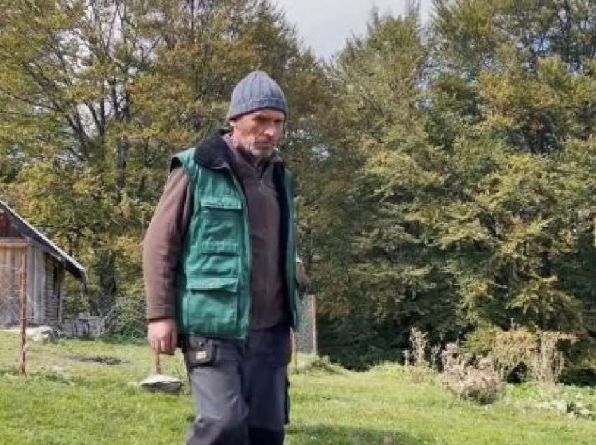 ‘Bukë e kryp e zemër’, 55-vjeçari që jeton në majën e Lubotenit thotë se kurrë s’ka nevojë me shku te mjeku