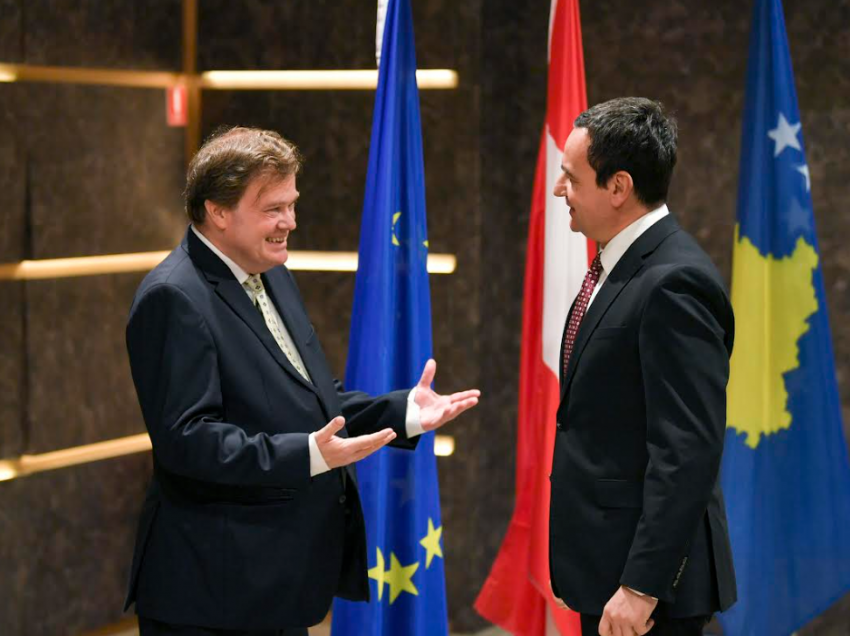 Kurti për ambasadorin austriak: Jam shumë i lumtur që jemi takuar, që e njohim njëri-tjetrin