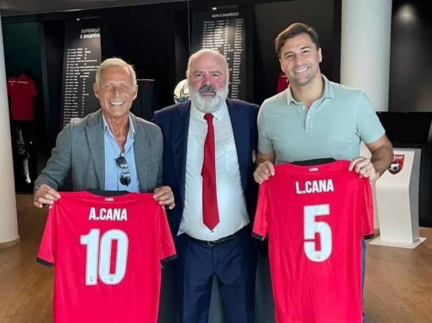 Lorik Cana viziton Shtëpinë e Futbollit