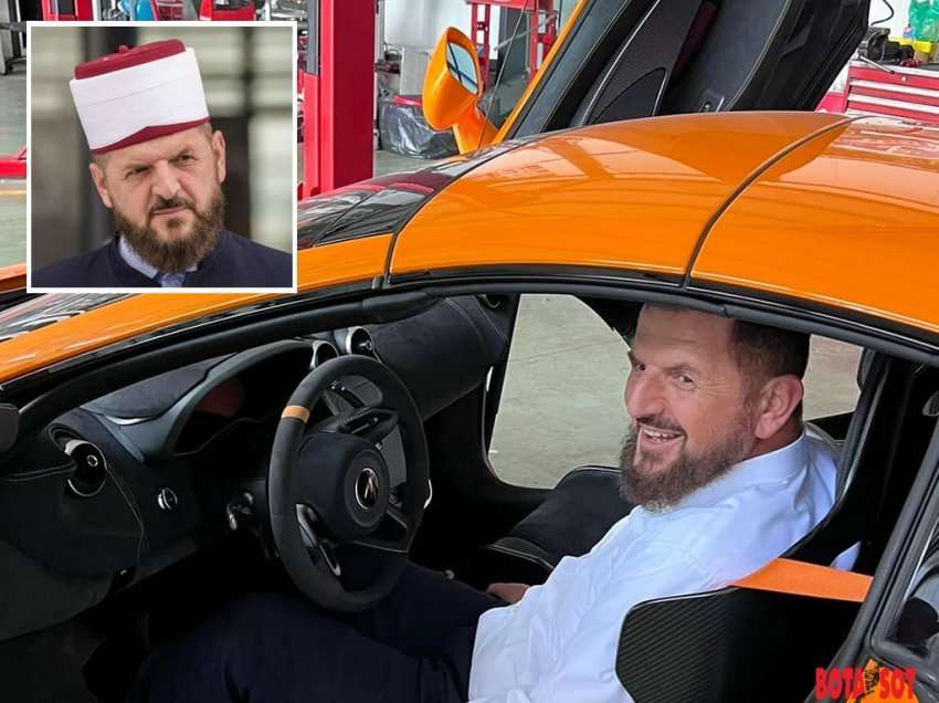 Hoxhë Shefqet Krasniqi befason xhematin, pozon në veturën luksoze McLaren